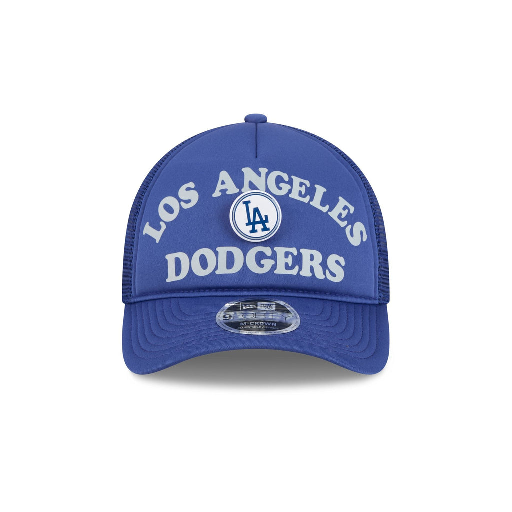 Los Angeles Dodgers Button 9FORTY M-Crown A-Frame Trucker Hat
