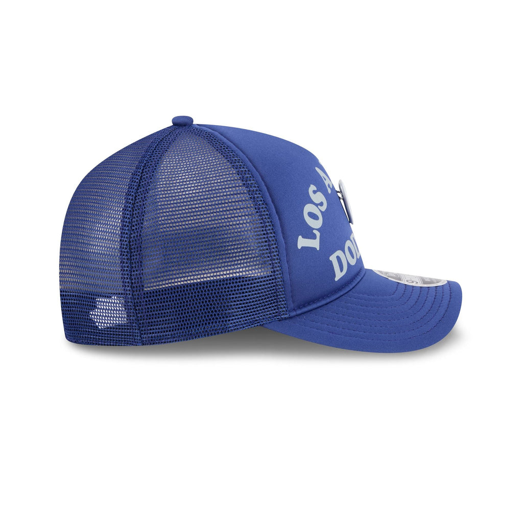 Los Angeles Dodgers Button 9FORTY M-Crown A-Frame Trucker Hat