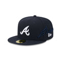 Atlanta Braves Side Script 59FIFTY Fitted Hat