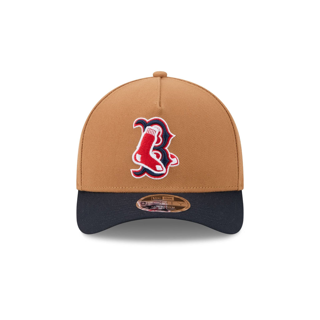 Boston Red Sox Deceptor Bronze 9FORTY M-Crown A-Frame Snapback Hat