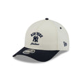 New York Yankees Arched Graphic Chrome White 9FORTY M-Crown A-Frame Snapback Hat