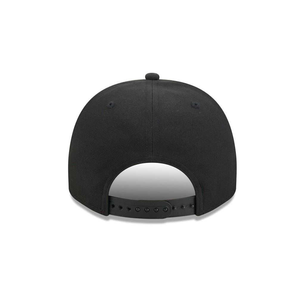 Philadelphia 76ers Gold Laurel Black 9FIFTY A-Frame Snapback Hat