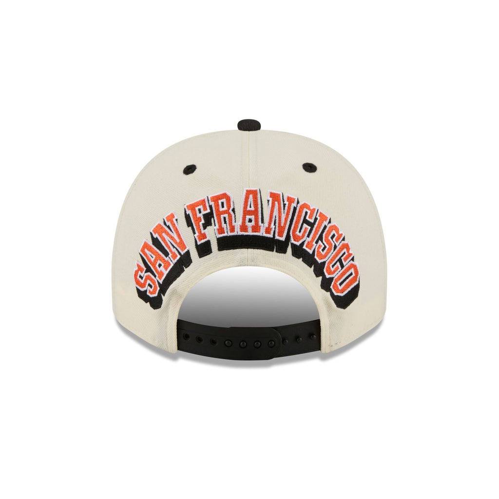 San Francisco Giants Statement Back Chrome White 9FIFTY A-Frame Snapback Hat
