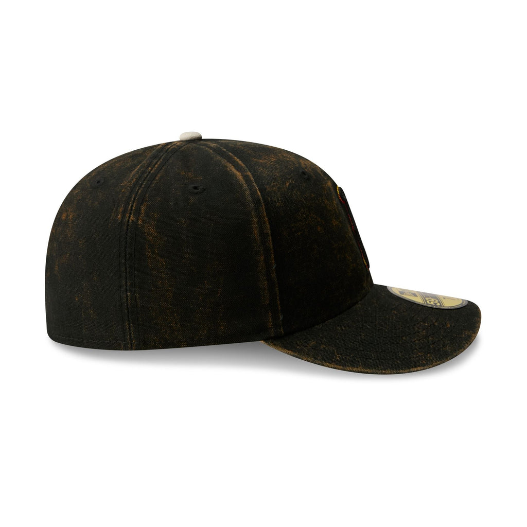 Just Caps Tie Dye Logo Los Angeles Angels 59FIFTY Fitted Hat