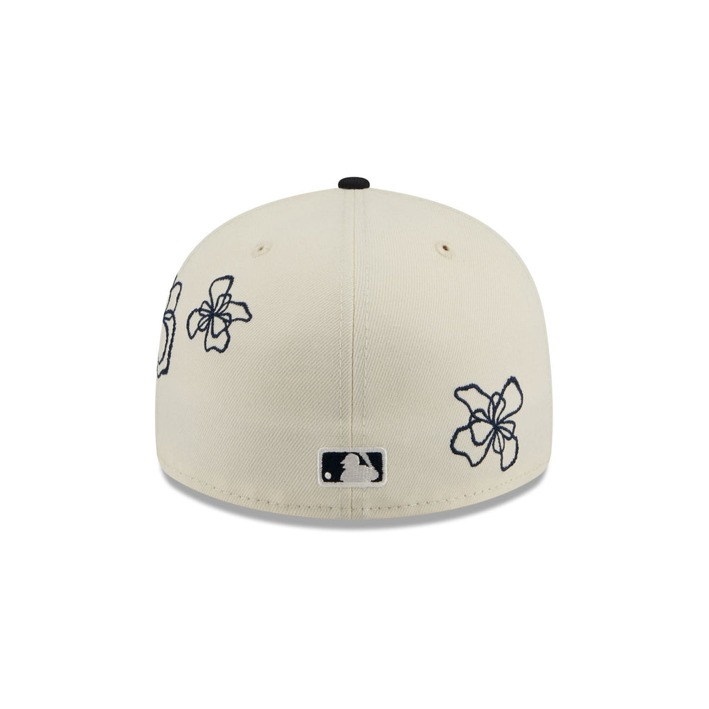 Houston Astros Floral Outline 59FIFTY Fitted Hat