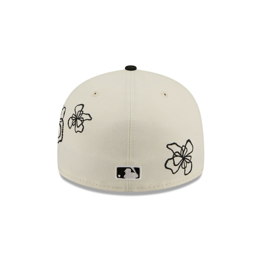 Arizona Diamondbacks Floral Outline 59FIFTY Fitted Hat