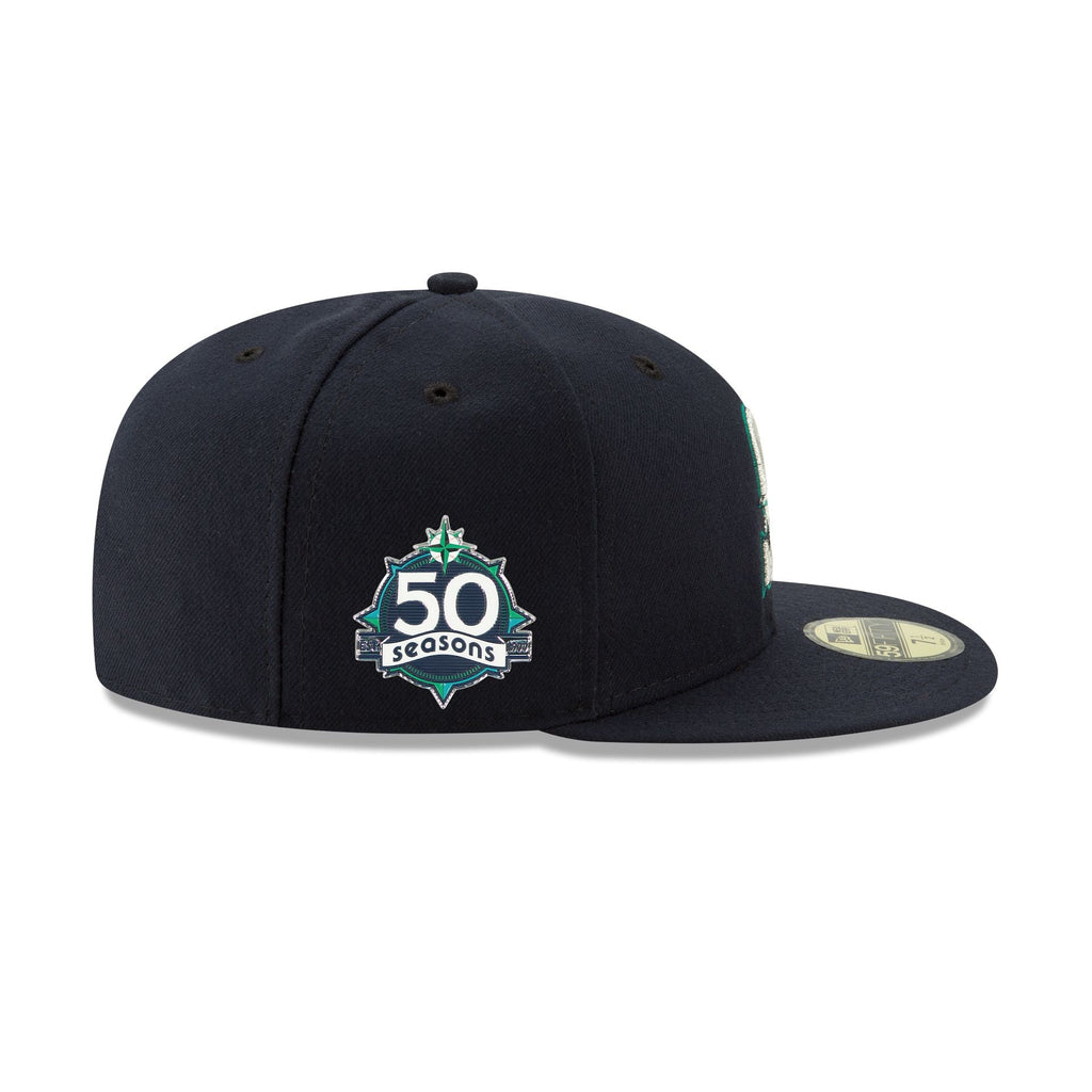 Seattle Mariners 50th Anniversary Navy 59FIFTY Fitted Hat