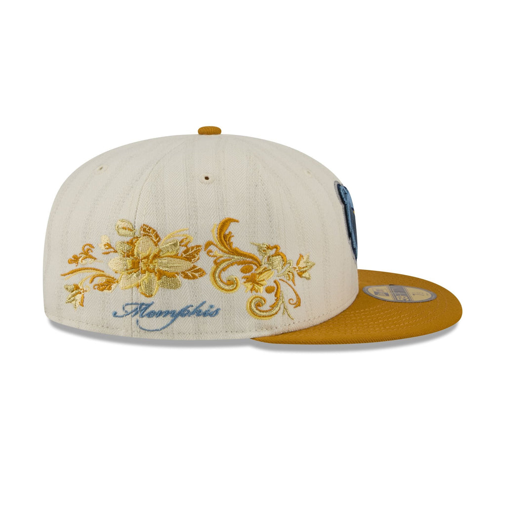 Memphis Grizzlies Chrome Herringbone 59FIFTY Fitted Hat