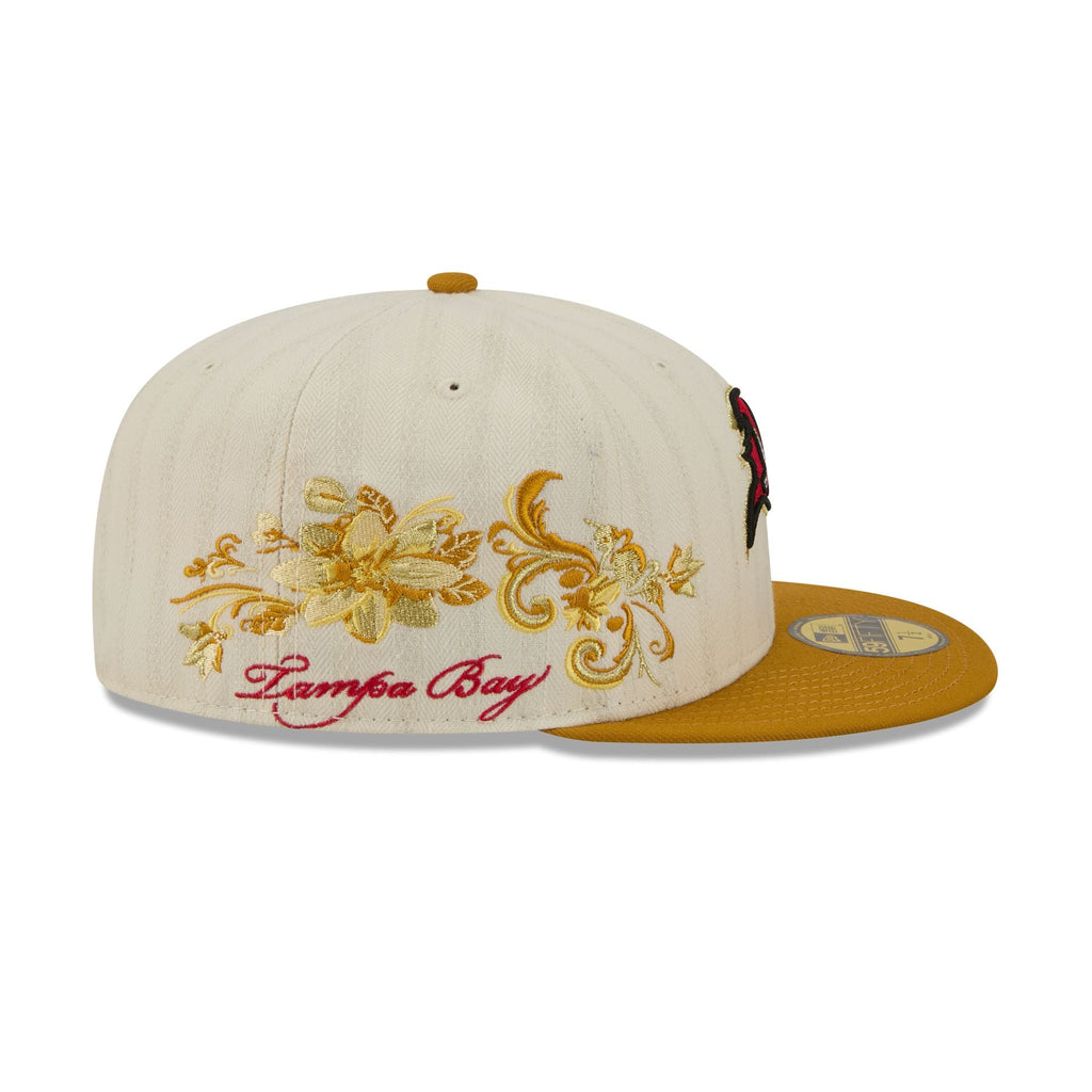 Tampa Bay Buccaneers Chrome Herringbone 59FIFTY Fitted Hat