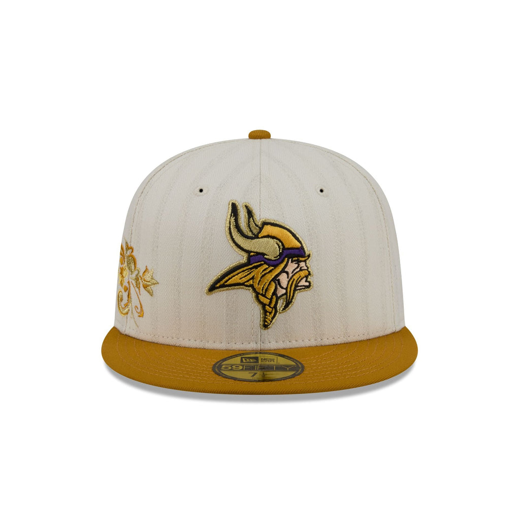 Minnesota Vikings Chrome Herringbone 59FIFTY Fitted Hat
