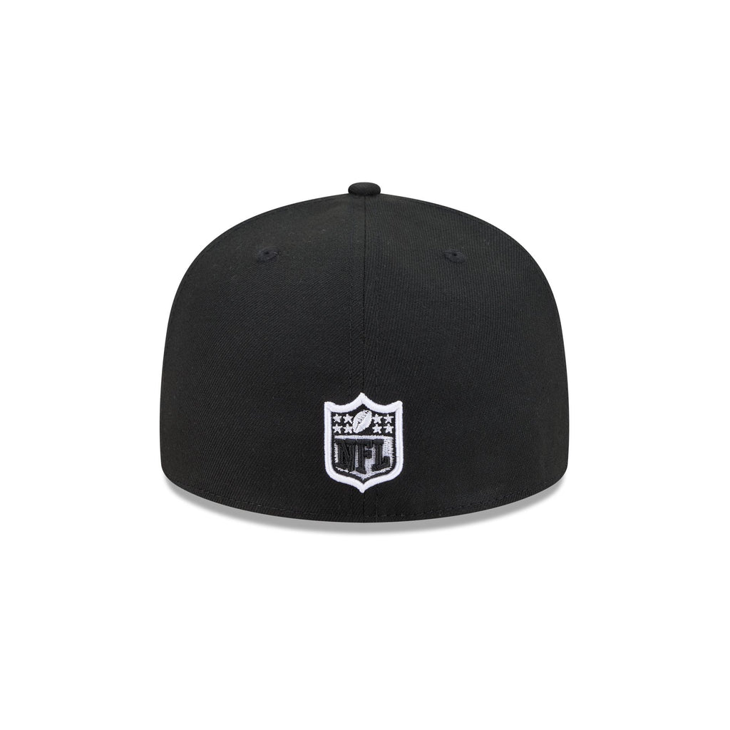 Denver Broncos Black and White Basic 59FIFTY Fitted Hat