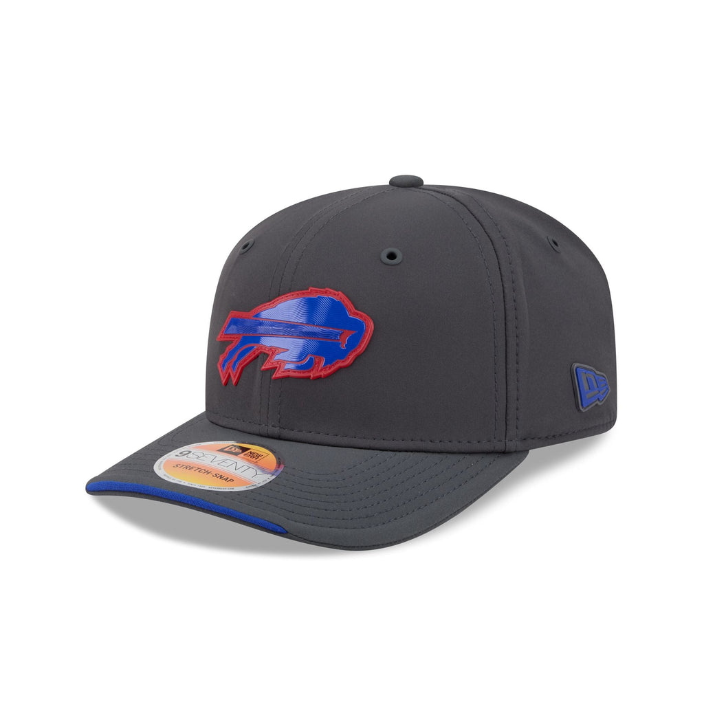 Buffalo Bills 2026 Sideline Gray 9SEVENTY Stretch-Snap Hat