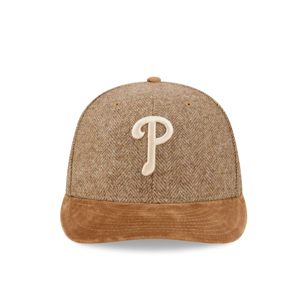 Philadelphia Phillies Moon Brisbane Moss Brown Visor 59FIFTY Fitted Hat
