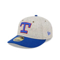 Texas Rangers Moon Herringbone Retro Crown 59FIFTY Fitted Hat