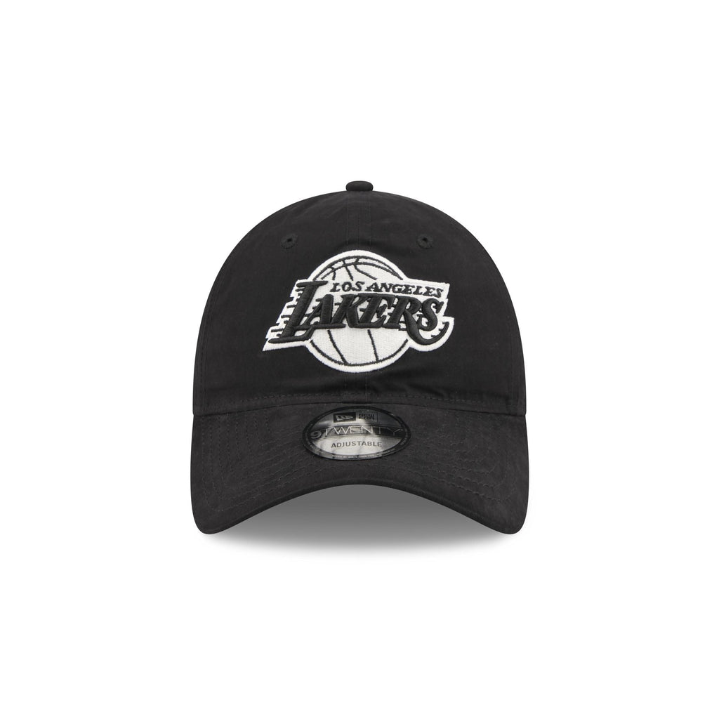 Los Angeles Lakers Nylon Black 9TWENTY Adjustable Hat