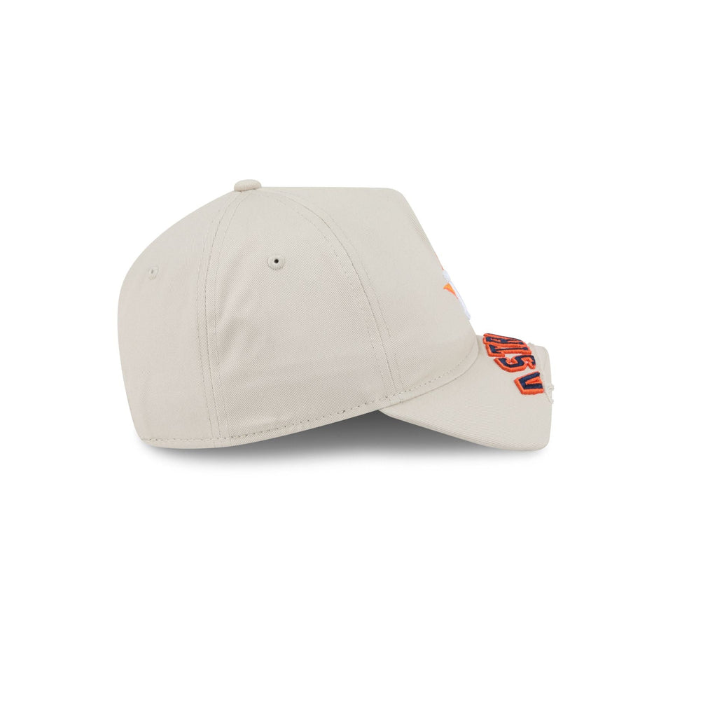 Houston Astros Stone 9FORTY A-Frame Unstructured Cut-Off Visor Snapback Hat