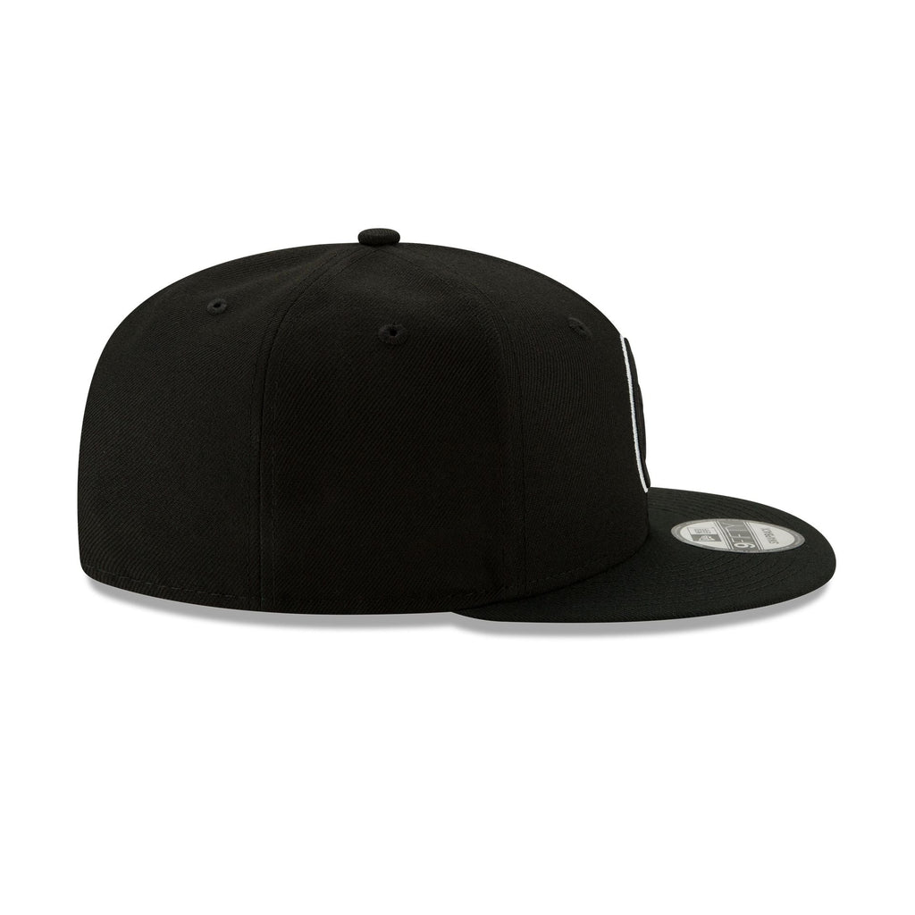 Denver Nuggets Basic Black & White 9FIFTY Snapback Hat