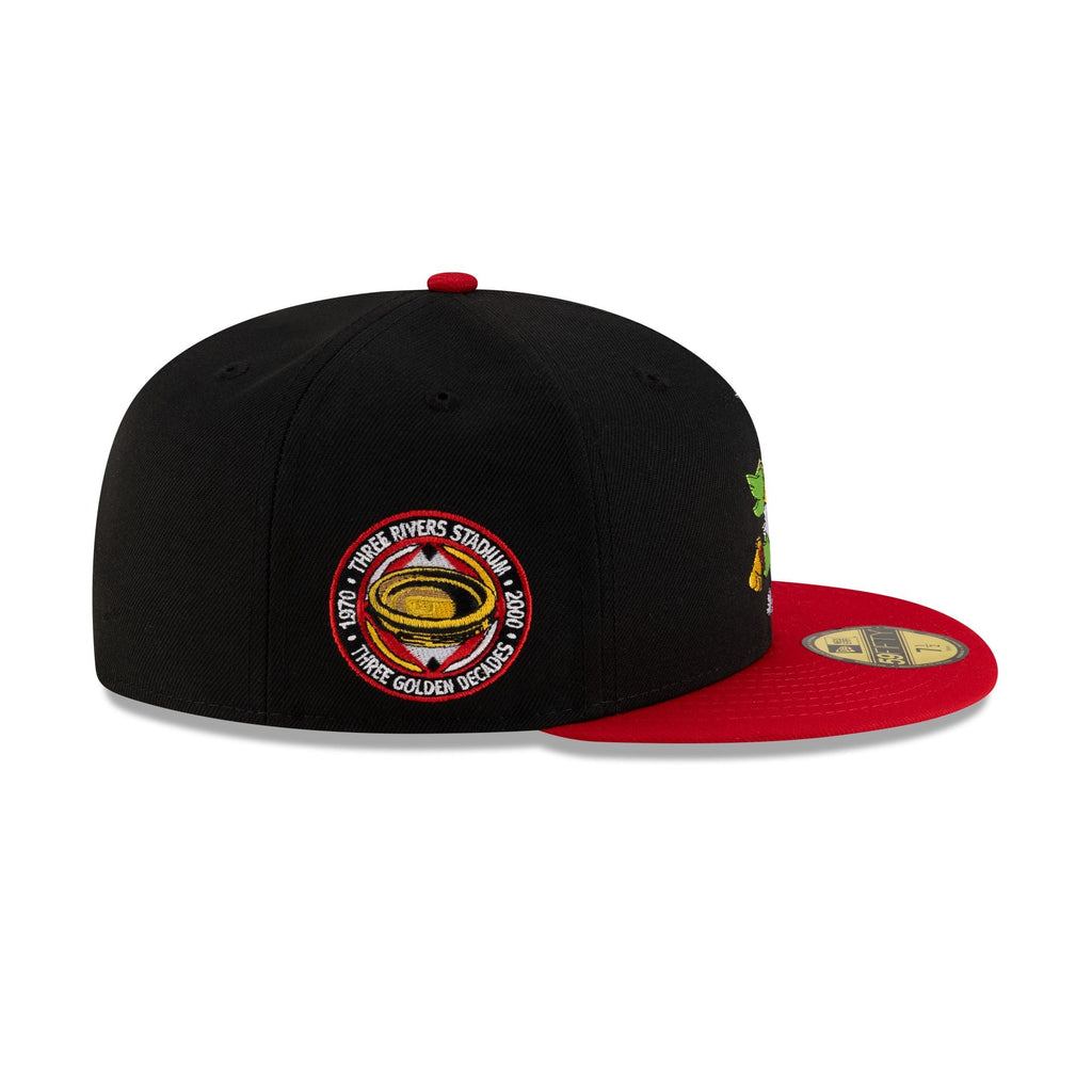 Pittsburgh Pirates Mascot Black 59FIFTY Fitted Hat
