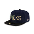 Milwaukee Bucks Navy Denim 59FIFTY A-Frame Fitted Hat