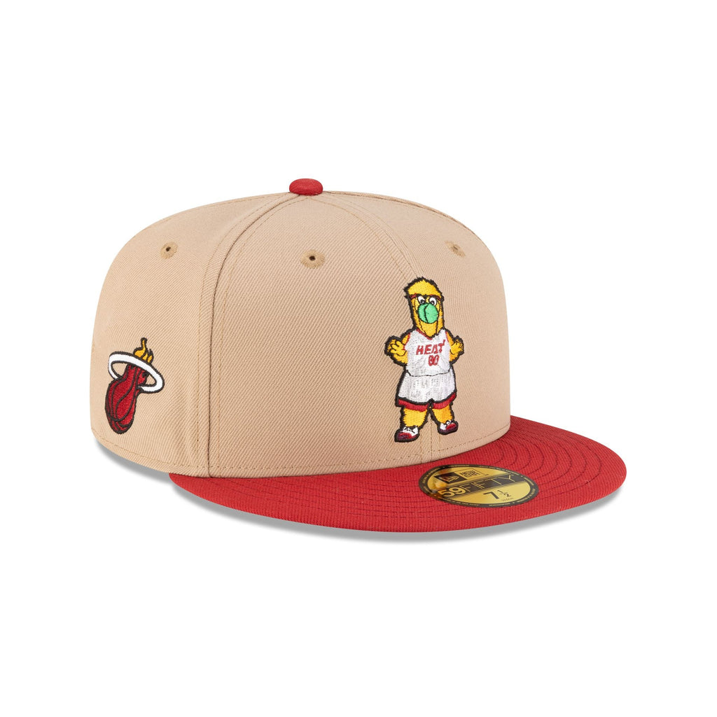 Miami Heat Mascot Camel 59FIFTY Fitted Hat