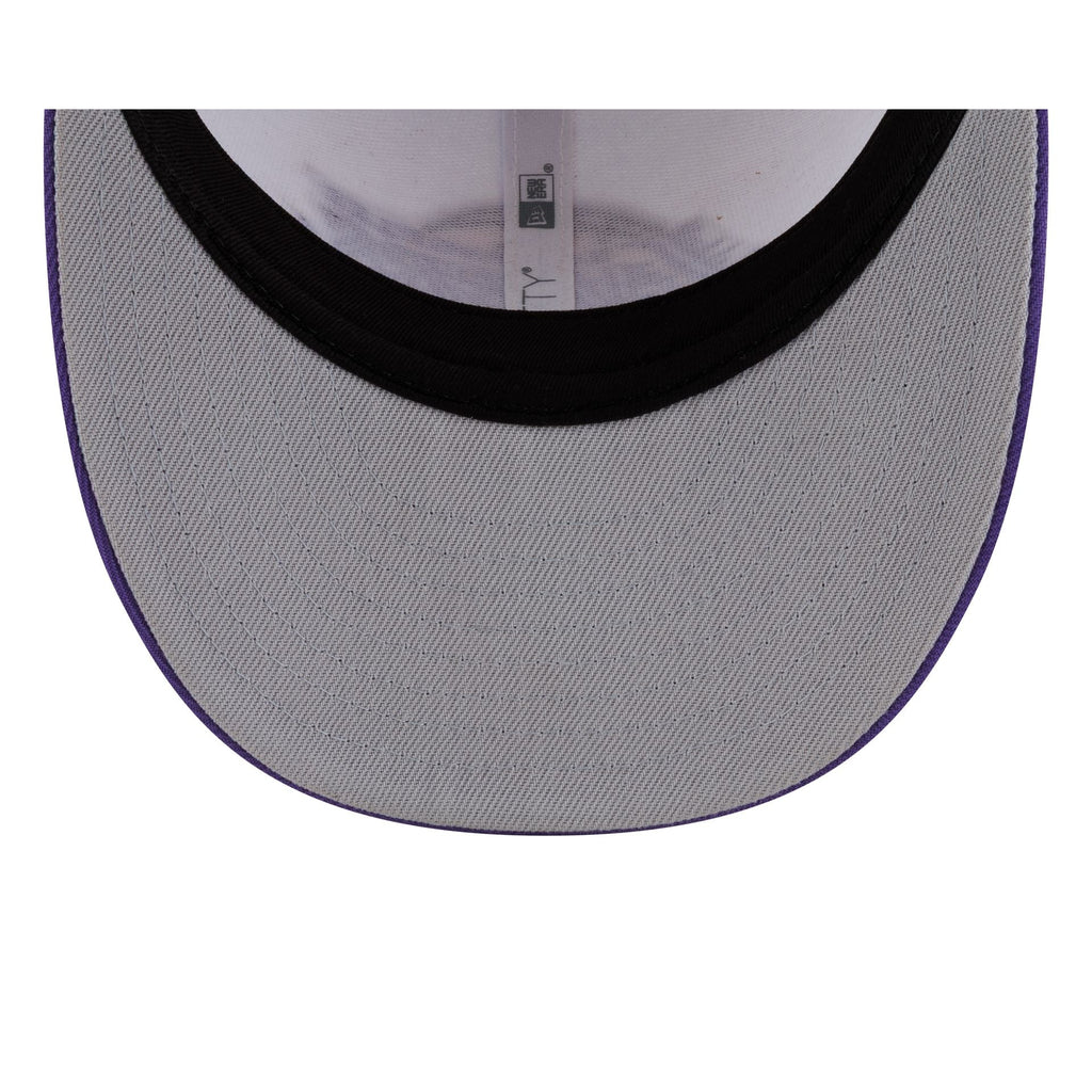 Los Angeles Lakers Hardwood Classics 90s White 59FIFTY Fitted Hat