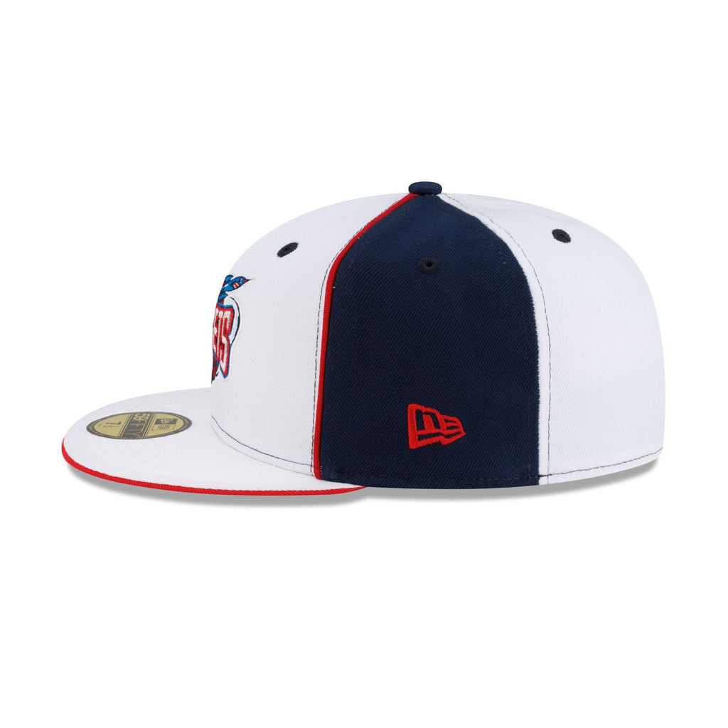 Houston Rockets Hardwood Classics 2000s Optic White Flip 59FIFTY Fitted Hat