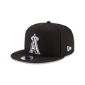 Los Angeles Angels Basic Black and White 9FIFTY Snapback Hat