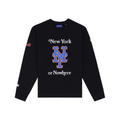 New York or Nowhere x New York Mets Black Crewneck