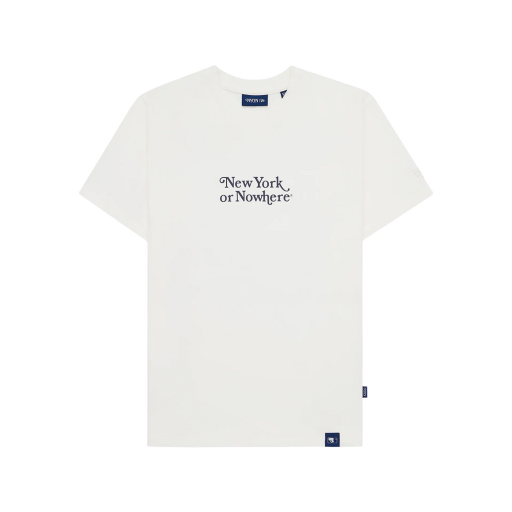 New York or Nowhere x New York Yankees White Motto Short-Sleeve T-Shirt