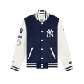 New York or Nowhere x New York Yankees Navy Motto Varsity Jacket